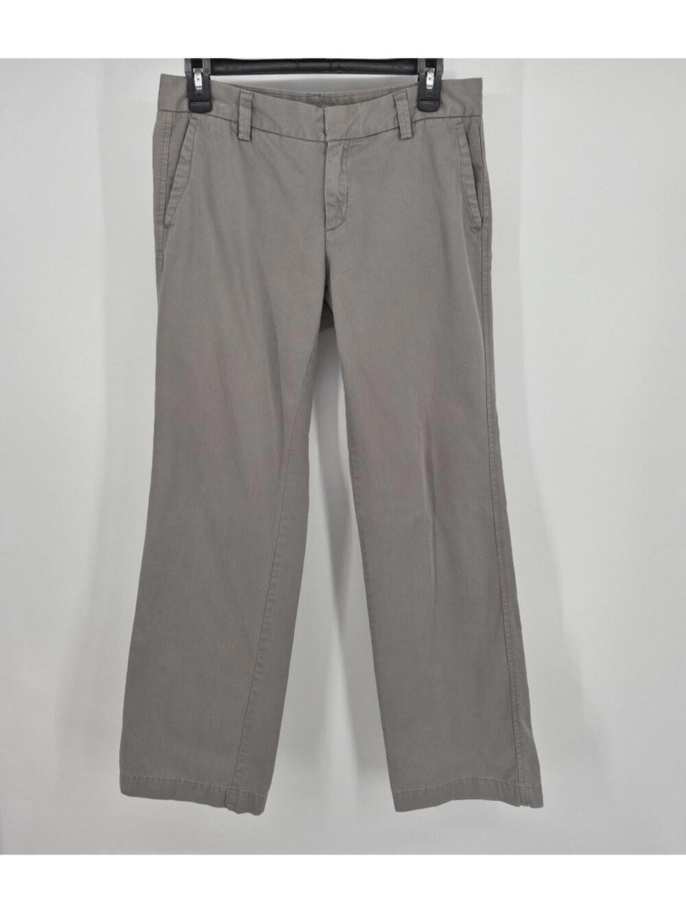 GAP Women’s Gray Straight Fit Straight leg Pants Size 4 Khaki's Casual